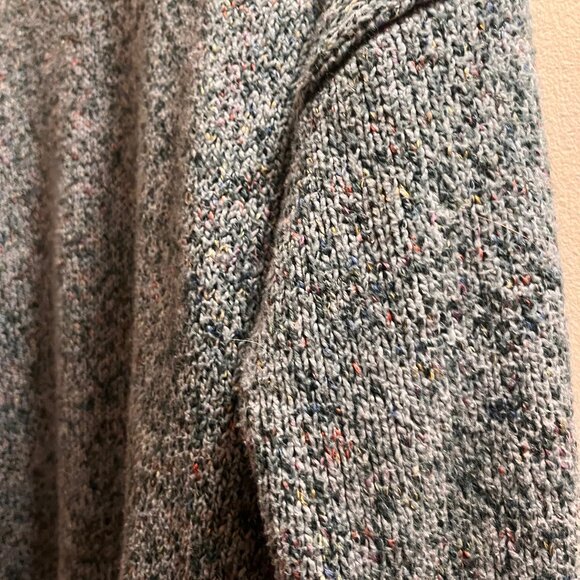 Ann Taylor Loft Outlet Teal Marled Sweater L - Picture 5 of 6